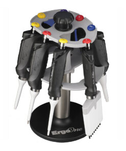 Univerzálny karuselový stojan pre mechanické pipety rôznych výrobcov, 8-miestny, 1 ks