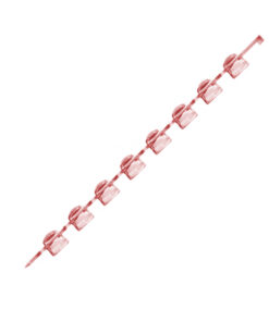 8-miestne vypuklé vrchnáky, farebné (PCR), 5x25 ks