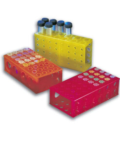 Stojany na skúmavky univerzálne CombiMini rôzne farby, 1 ks