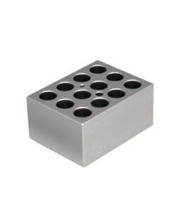 Hliníkový termoblok pre 12x 15 ml skúmavky