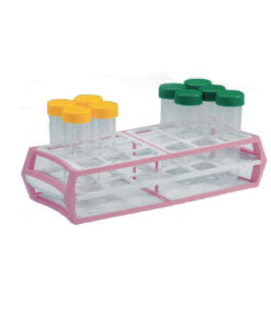 Stojan na skúmavky 18 miestny pre 50 ml skúmavky, rôzne farby, 1 ks