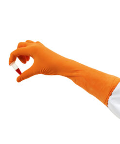 Sterilné ochranné rukavice SHIELDskin ORANGE NITRIL™ 300 twinSHIELD
