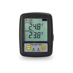 ThermaQ Wifi záznamník - profesionálny s 2 vymeniteľnými sondami typu K