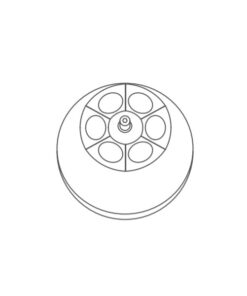 Rotor 6-miestny, uhlový