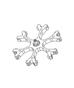 Rotor 6-miestny, výkyvný