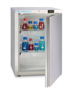 Laboratórna mraznička prémium RAFR05204, plné dvere,  150 litrov