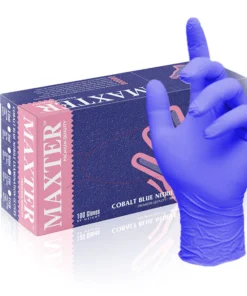 Nitrilové rukavice MAXTER COBALT BLUE, 3.0g, 1x100 ks