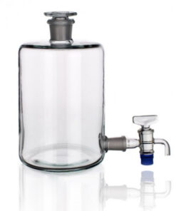 Fľaša podľa Woulffa so zátkou a kohútom na dne, SIMAX