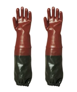 Laboratórne polymérové chemické rukavice 700mm, 1 pár