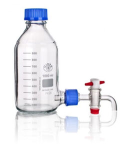 Fľaša reagenčná - výpust GL 32 + kohút PTFE, 1000 ml, SIMAX