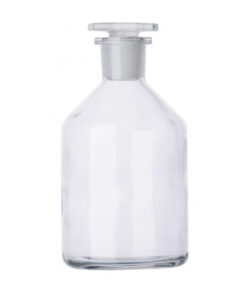 Fľaša reagenčná úzkohrdlá, číra, Steilbrust