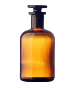 Fľaša reagenčná úzkohrdlá rôzne objemy, hnedá, 1 ks