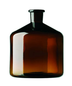 Fľaša zásobná k automatickej byrete podľa Pelleta, hnedá