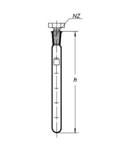 Skúmavka na vzorky so sklenenou zátkou NZ 14/15, SIMAX