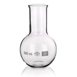 Banka titračná, ploché dno, širokohrdlá, vyhnutý okraj, SIMAX