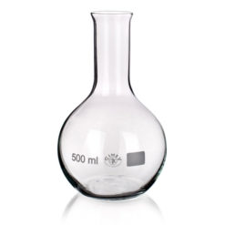 Banka s plochým dnom, úzkohrdlá, vyhnutý okraj, rôzne objemy, SIMAX, 1 ks