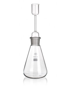 Pyknometer cestný s nástavcom a lievikom, SIMAX