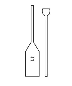 Pyknometer pivovarnícky, s plniacim lievikom