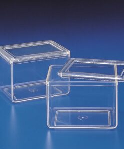 Dóza na mikrosklá s dvoma viečkami, PMP