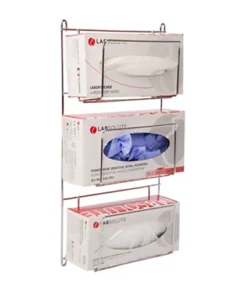 Zásobník na rukavice, nástenný, pre 3 boxy rukavíc, LABSOLUTE