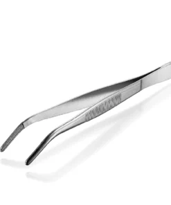 Pinzeta lomená, nerezová oceľ, guľaté tupé konce, rôzne dĺžky, 1 ks