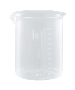 Kadička plastová (PMP), lisovaná stupnica, rôzne objemy, 1 ks