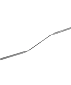 Mikrošpachtľa obojstranná ohnutá, nerezová, rôzne dĺžky, šírka čepelí 3 mm, 1 ks