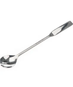 Lyžička široká so špachtľou, nerezová, rôzne dĺžky, 1 ks