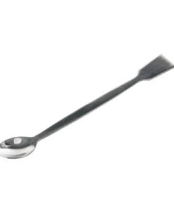 Lyžička chemická so špachtľou, nerezová, rôzne dĺžky, 1 ks