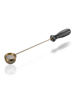 Lyžička na sodík s dvojitým medeným košíčkom priemer 25mm, dĺžka 180 mm, 1 ks