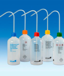 Strička bezpečnostná, úzke hrdlo, PP, ACETÓN, rôzne objemy stričky, 12 ks