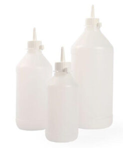 Fľaša s kvapátkom PE, rôzne objemy, 1 ks