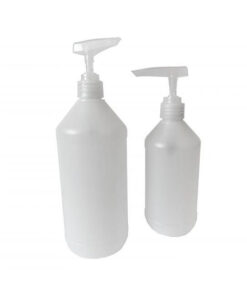 Fľaša s dávkovačom, HDPE, rôzne objemy, 1 ks