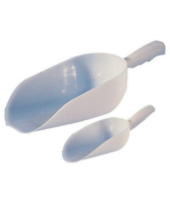 Lyžička oválna, PE, rôzne objemy, 1 ks